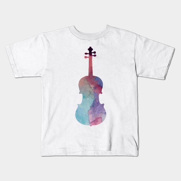 Viola Kids T-Shirt by BittenByErmines